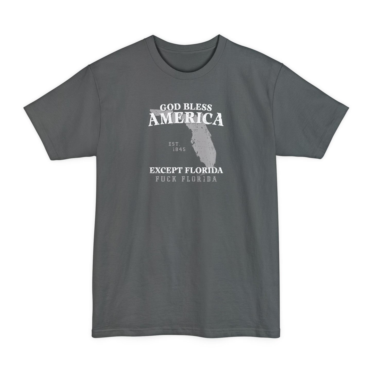 God Bless America Except (State) - Men's Tall T-Shirt
