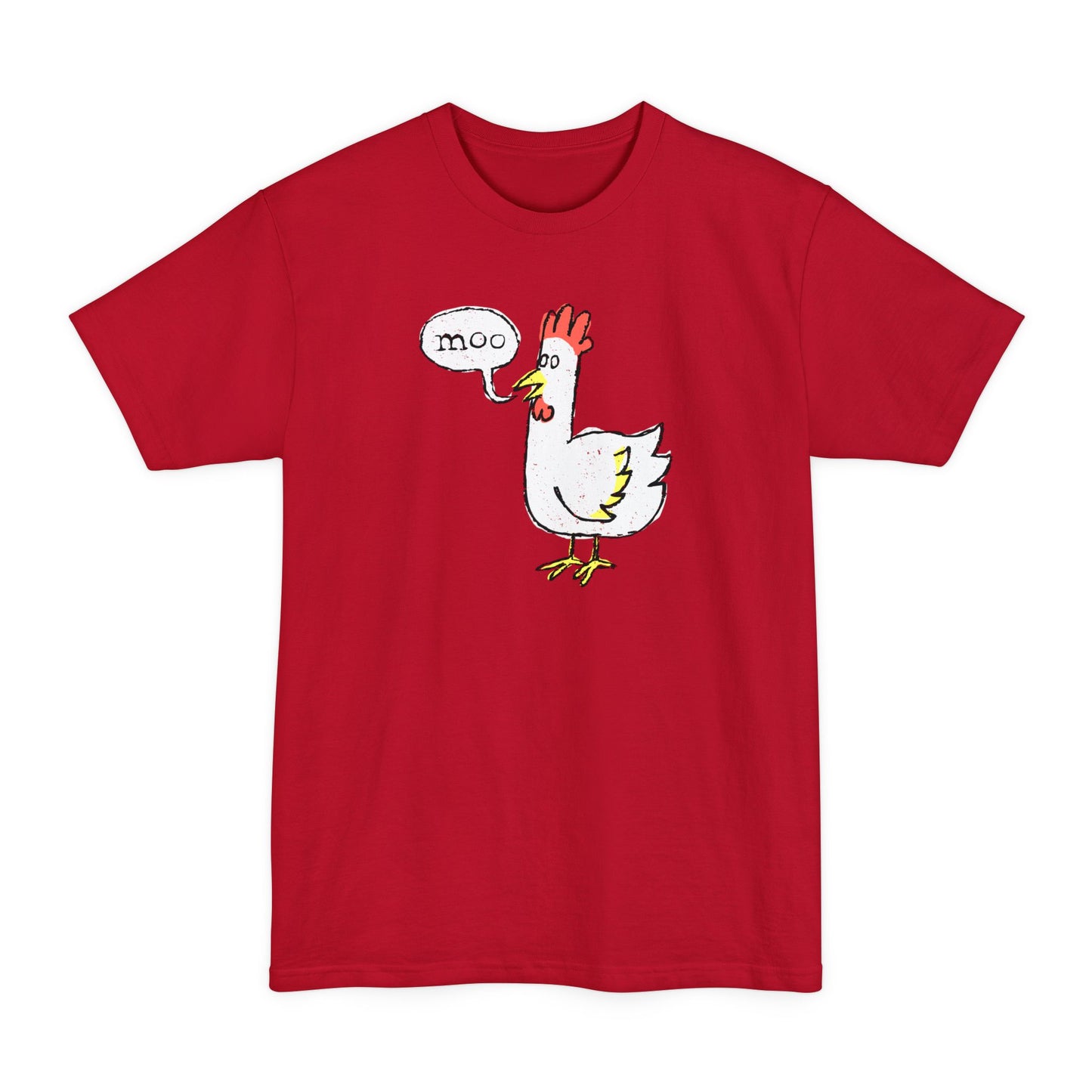 Moo (Chicken) - Men's Tall T-Shirt