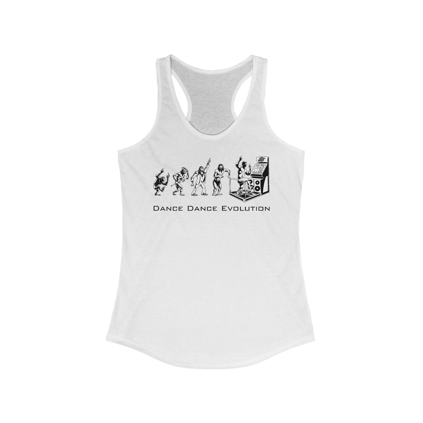 Dance Dance Evolution - Women's Racerback Tank