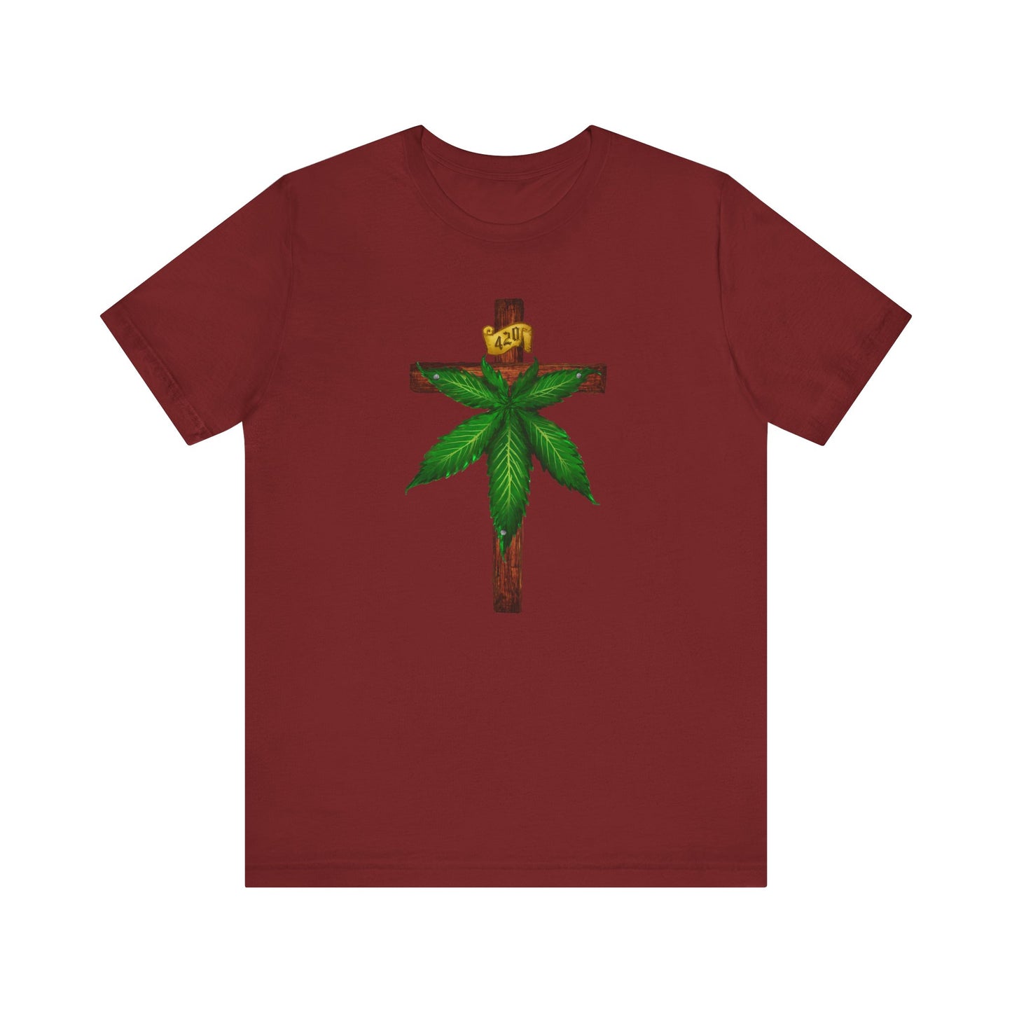 Marijuana Crucifixion - Men's T-Shirt