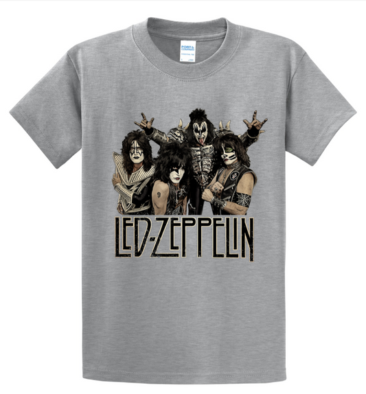 Led Zeppelin (KISS) Parody - Men's Tall T-Shirt