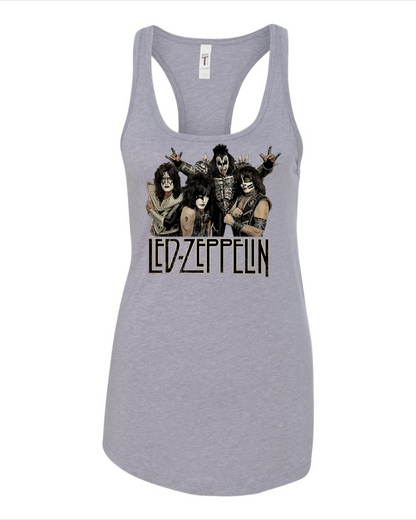 Led Zeppelin (KISS) - Women's Racerback Tank