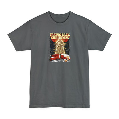 Taking Back Christmas (Jesus Vs. Santa) - Men's Tall T-Shirt