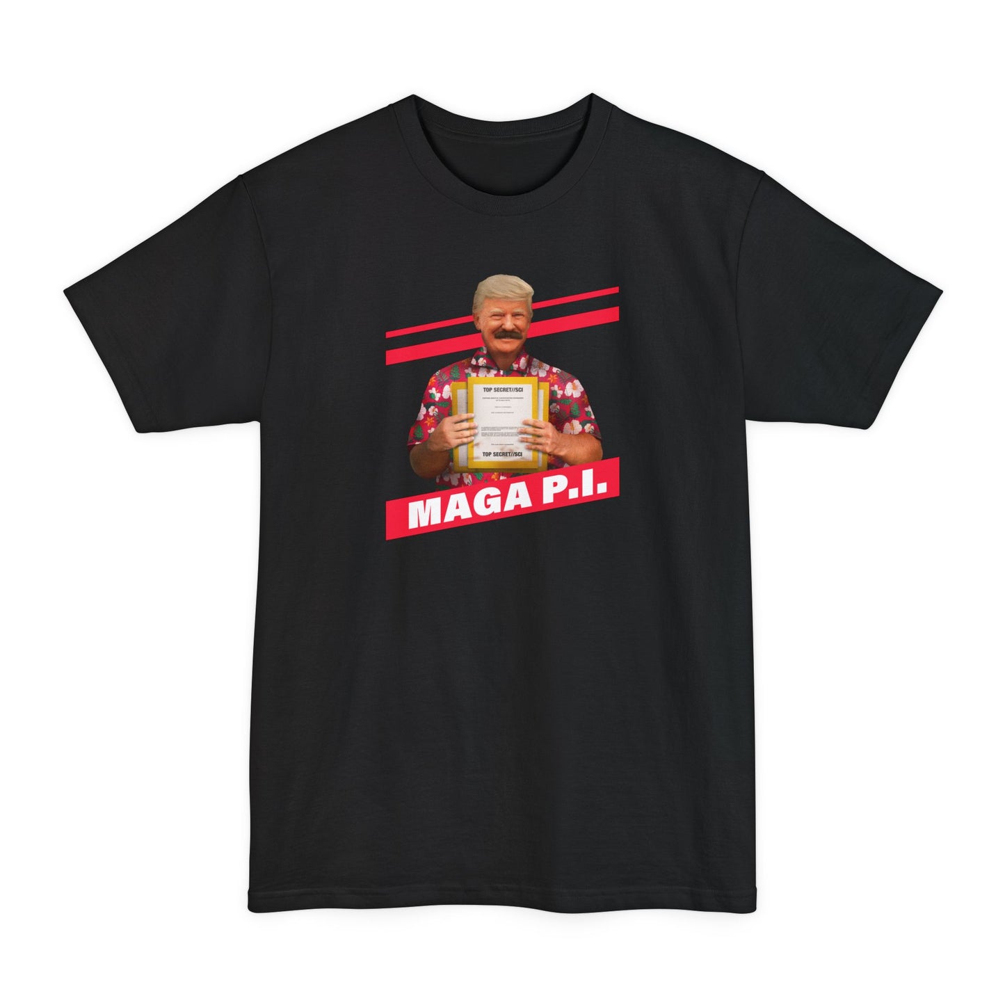 Maga P.I. (Donald Trump) - Men's Tall T-Shirt