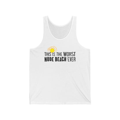 This Is The Worst Nude Beach Eve - Unisex Tank