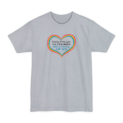 Every Time You See A Rainbow - Men's Tall T-Shirt