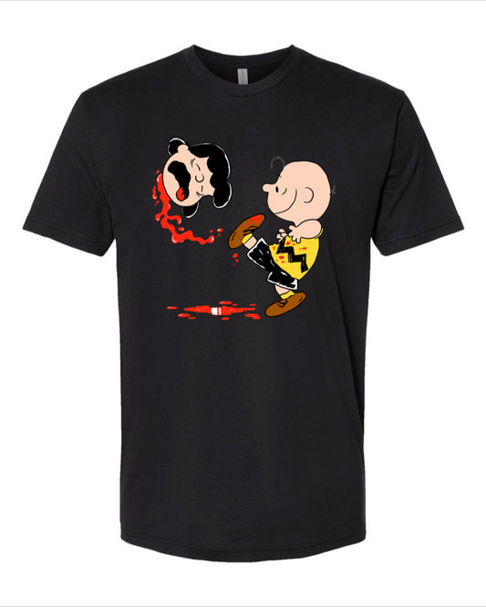Lucy Is A Punt (Charlie Brown) - Men's T-Shirt