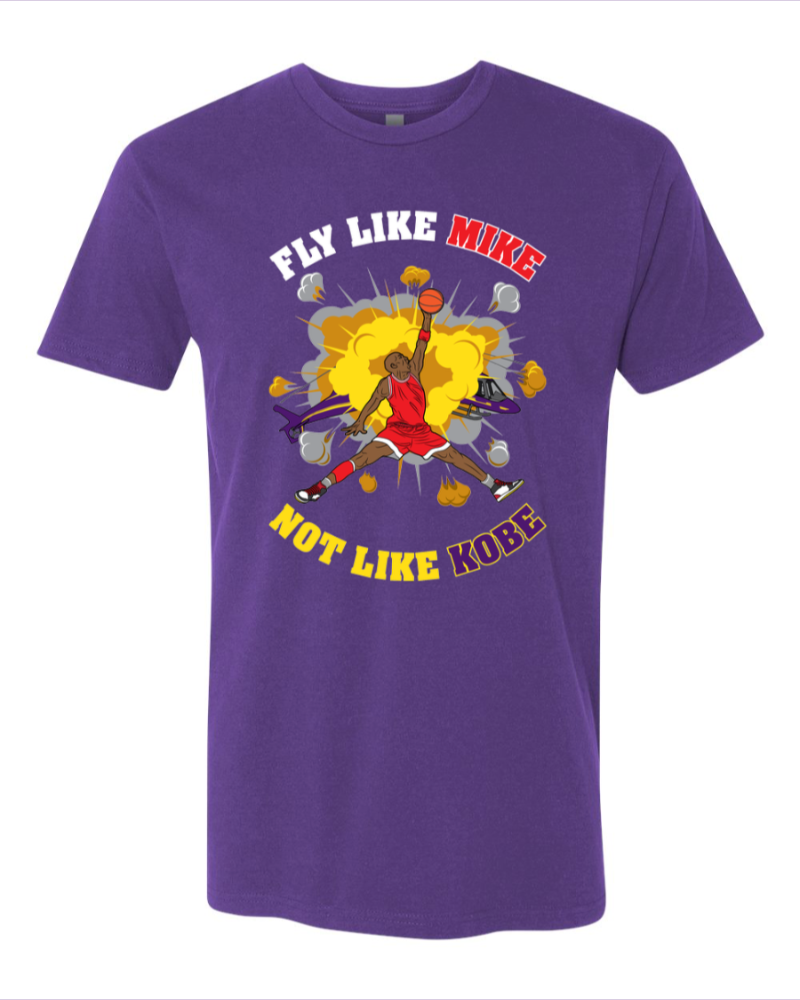 Fly Like Mike Not Like Kobe - Men's T-Shirt