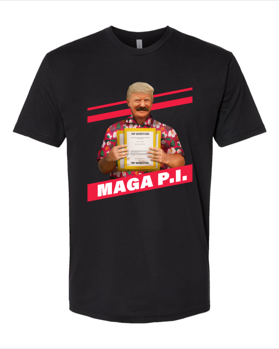 Maga P.I. (Donald Trump) - Men's T-Shirt