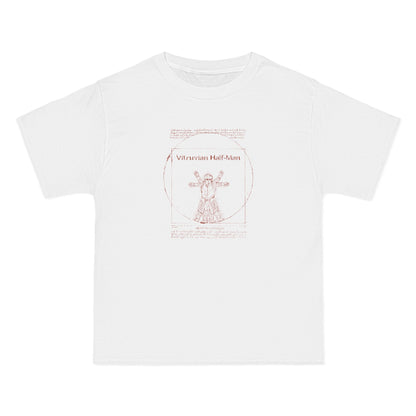 Vitruvian Half-Man - Men's Heavyweight T-Shirt