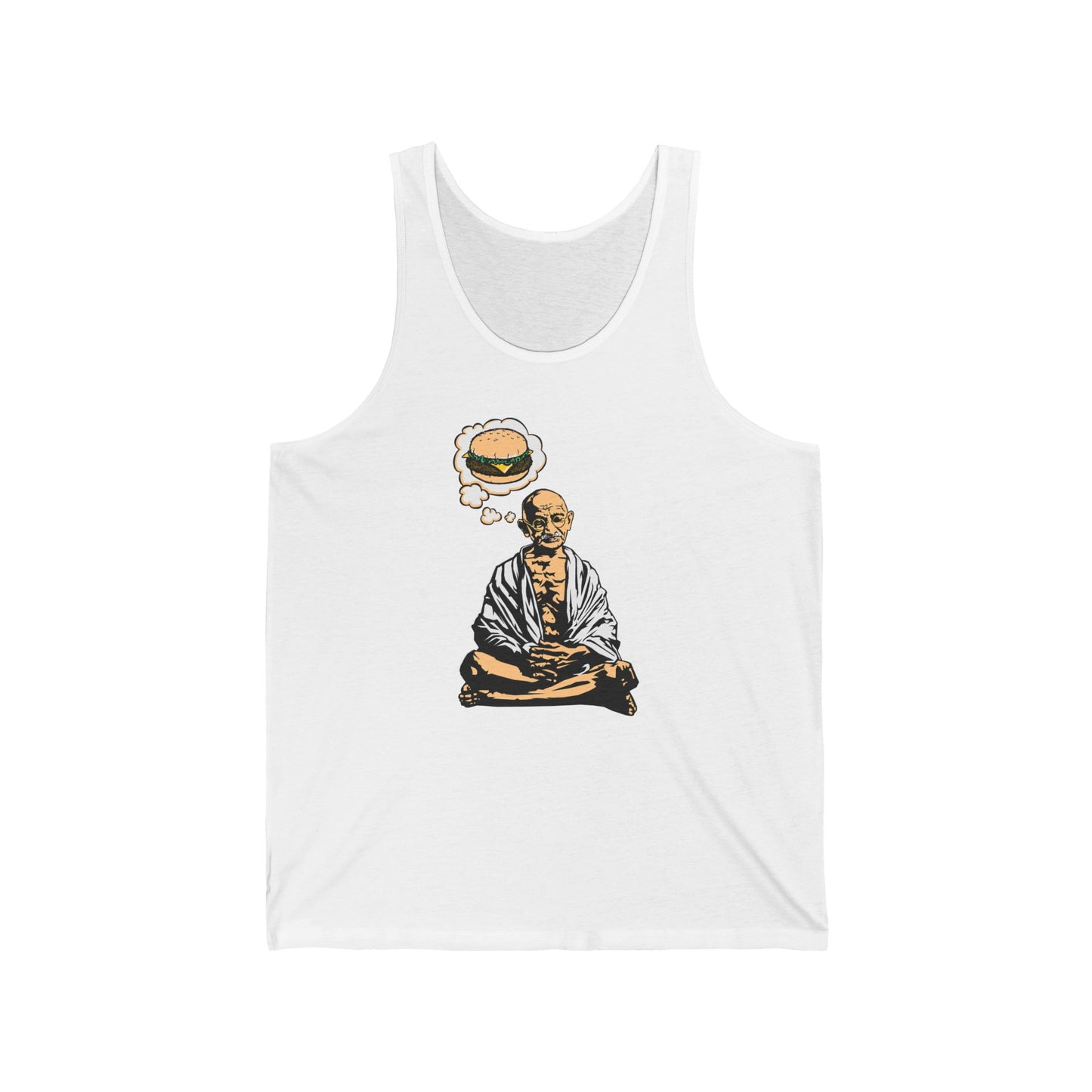 Gandhi Cheeseburger - Unisex Tank