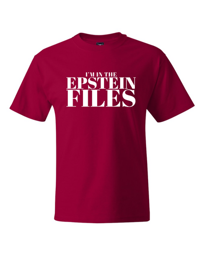I'm In The Epstein Files (Customizable) - Men's Heavyweight T-Shirt