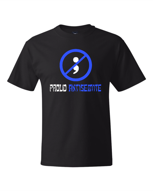 Proud Antisemite (Semicolon) - Men's Heavyweight T-Shirt