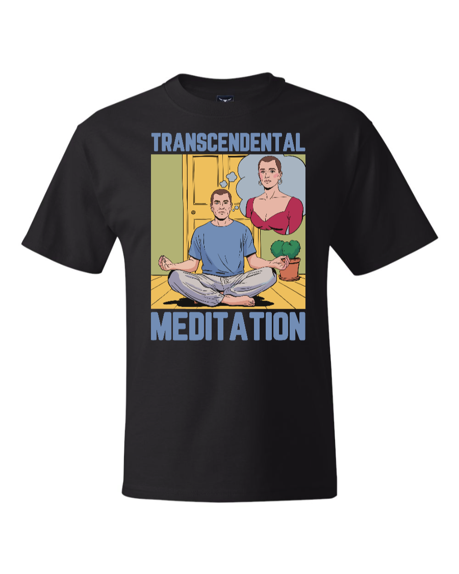 Transcendental Meditation (Customizable) - Men's Heavyweight T-Shirt