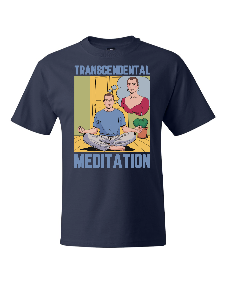 Transcendental Meditation (Customizable) - Men's Heavyweight T-Shirt