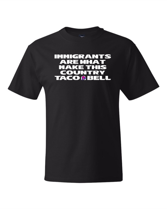 Immigrants are what make this country Taco Bell - Men's Heavyweight T-Shirt