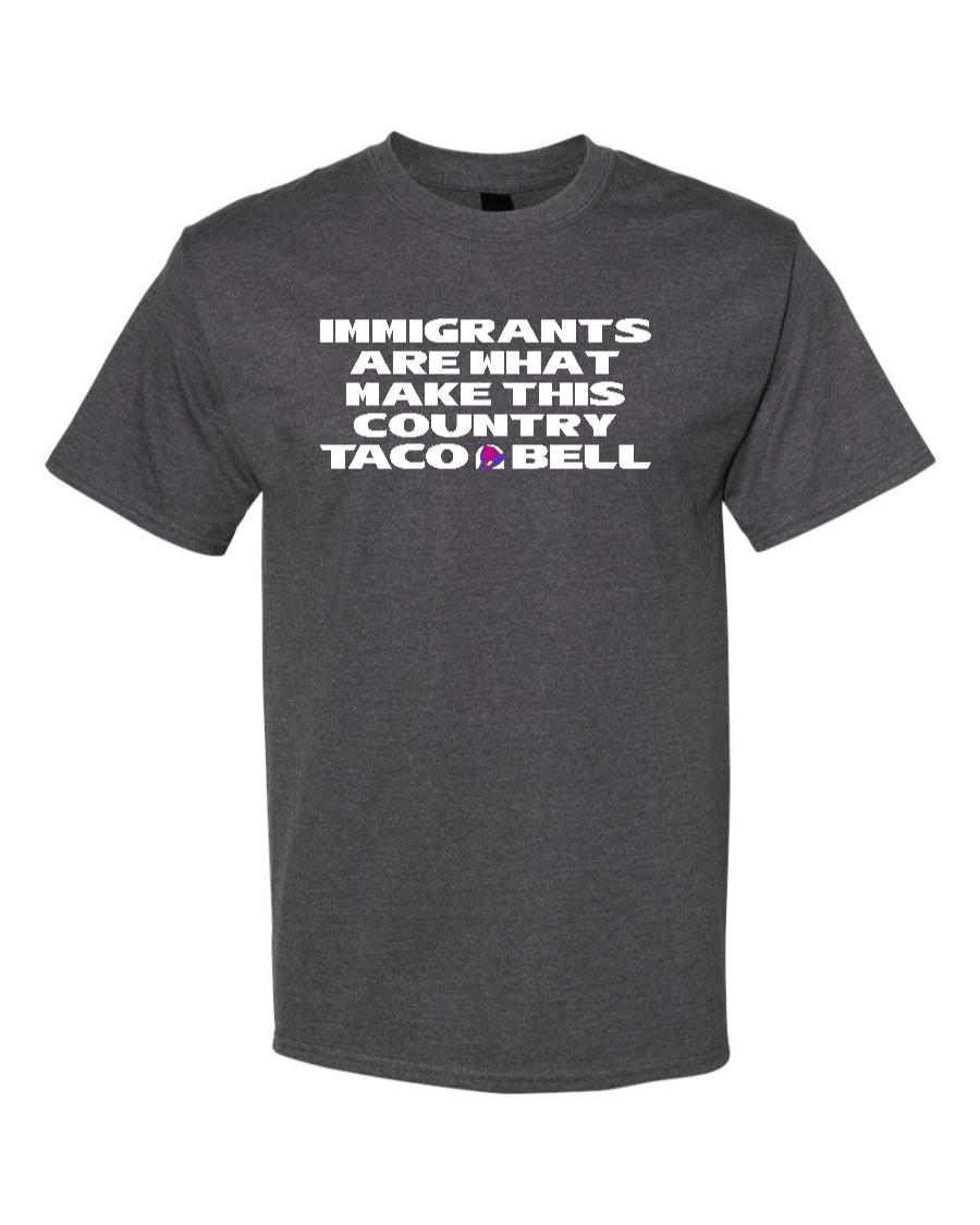 Immigrants are what make this country Taco Bell - Men's Heavyweight T-Shirt
