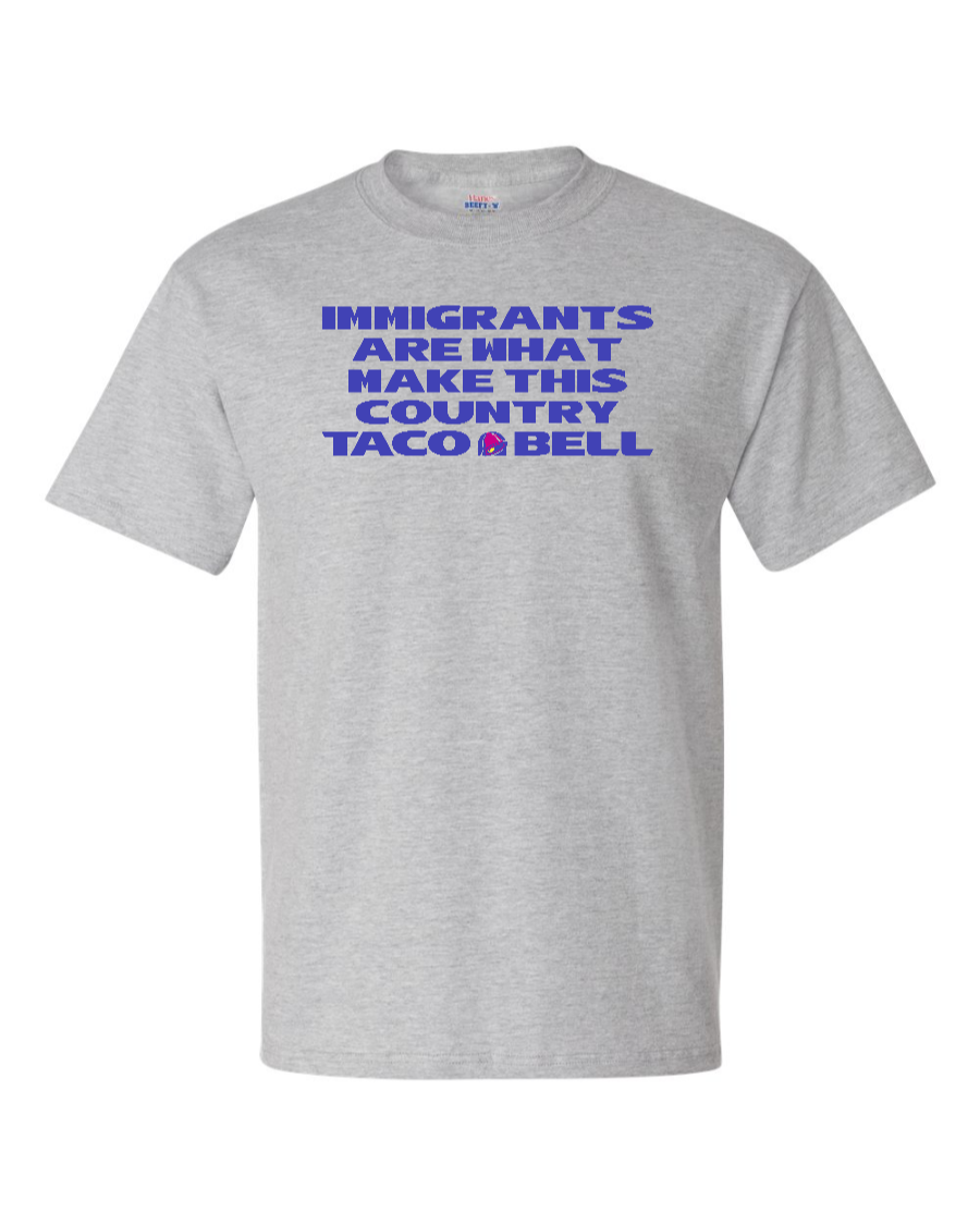 Immigrants are what make this country Taco Bell - Men's Heavyweight T-Shirt