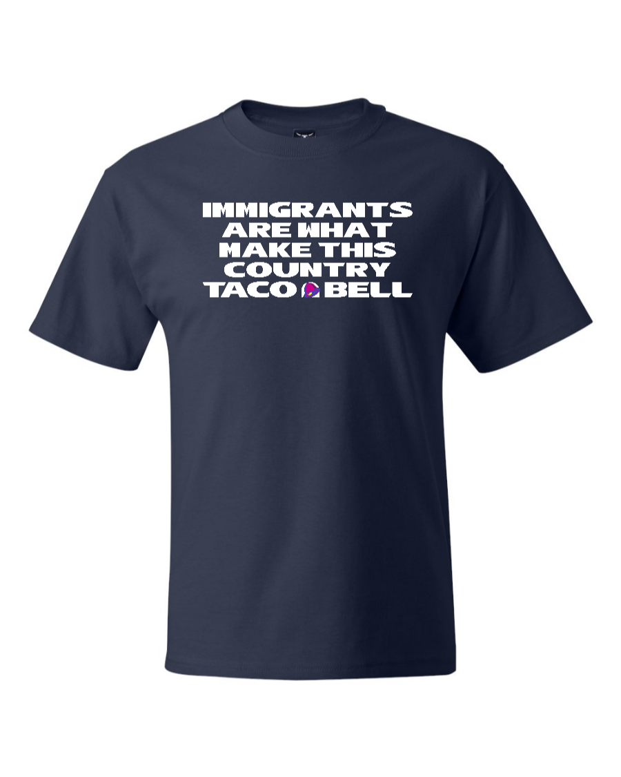 Immigrants are what make this country Taco Bell - Men's Heavyweight T-Shirt