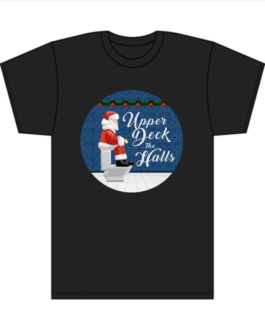 Upper Deck The Halls - Men's Tall T-Shirt