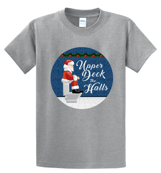 Upper Deck The Halls - Men's Tall T-Shirt