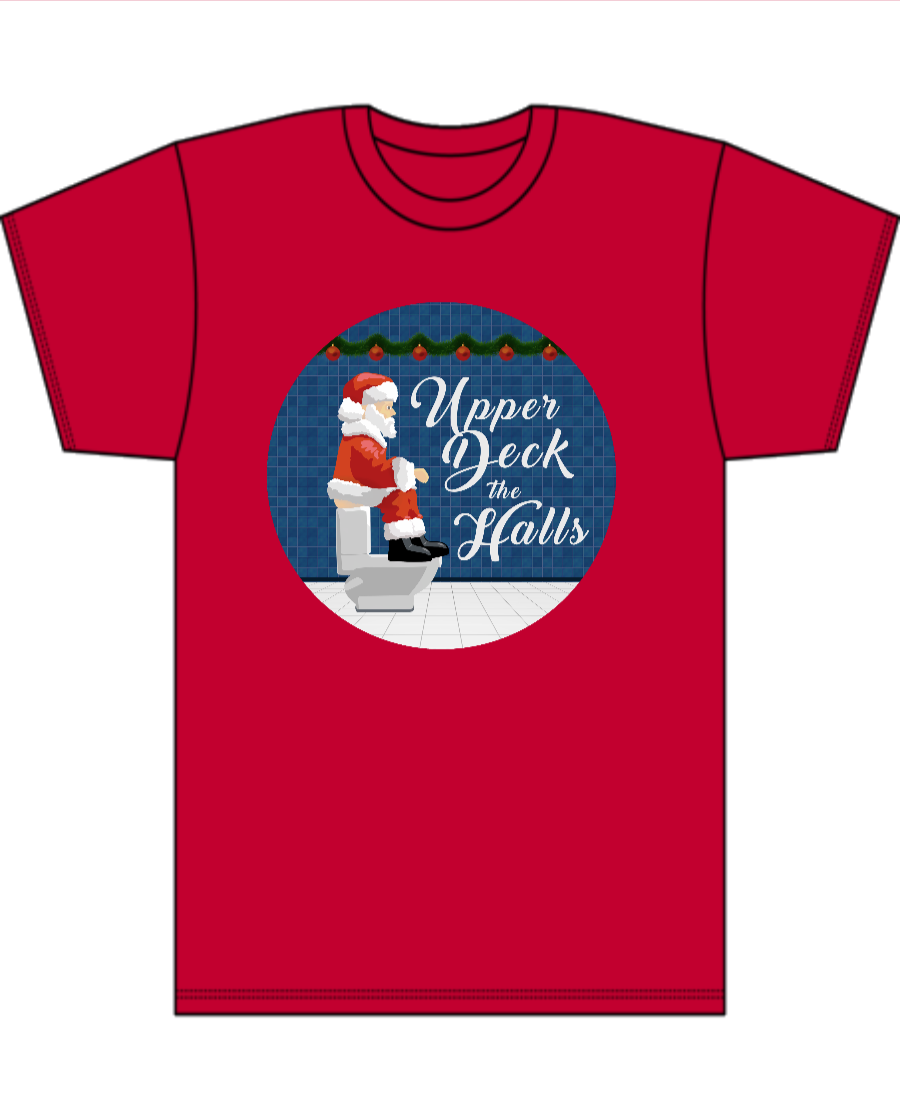 Upper Deck The Halls - Men's Tall T-Shirt