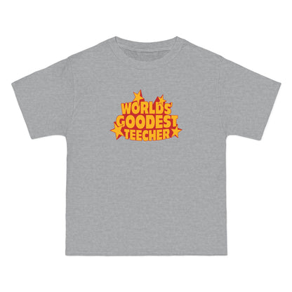 Worlds' Goodest Teecher - Men's Heavyweight T-Shirt
