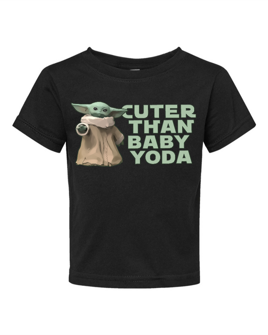 Cuter Than Baby Yoda - Baby T-Shirt