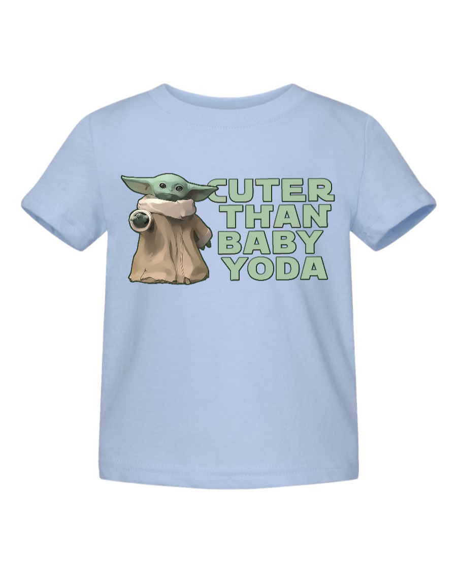 Cuter Than Baby Yoda - Baby T-Shirt