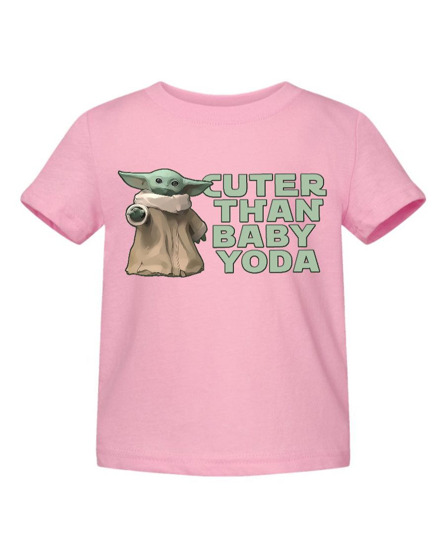 Cuter Than Baby Yoda - Baby T-Shirt