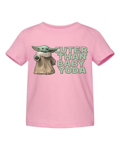 Cuter Than Baby Yoda - Baby T-Shirt
