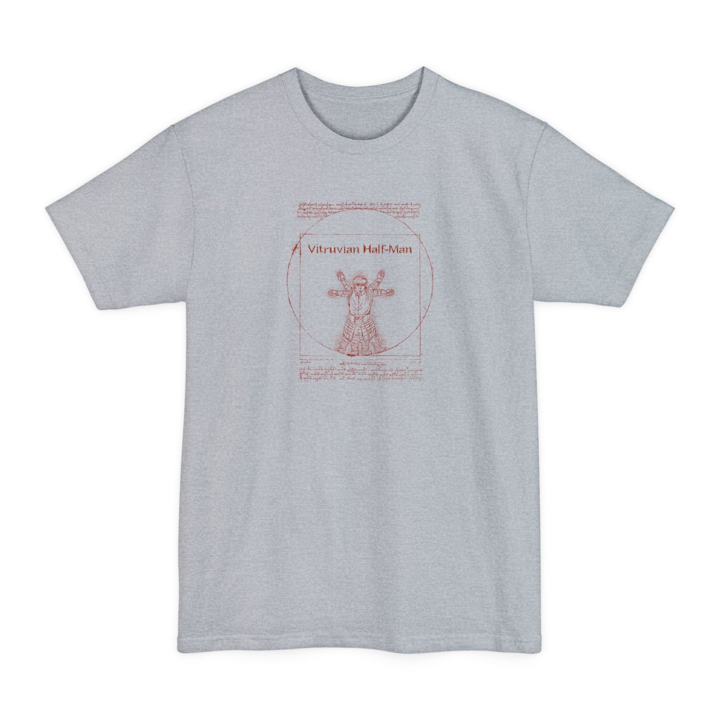 Vitruvian Half-Man - Men's Tall T-Shirt