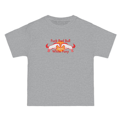 Fuck Red Bull - Ride The White Pony - Men's Heavyweight T-Shirt