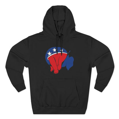 Republican Elephant (Head Up Its Ass) - Hoodie