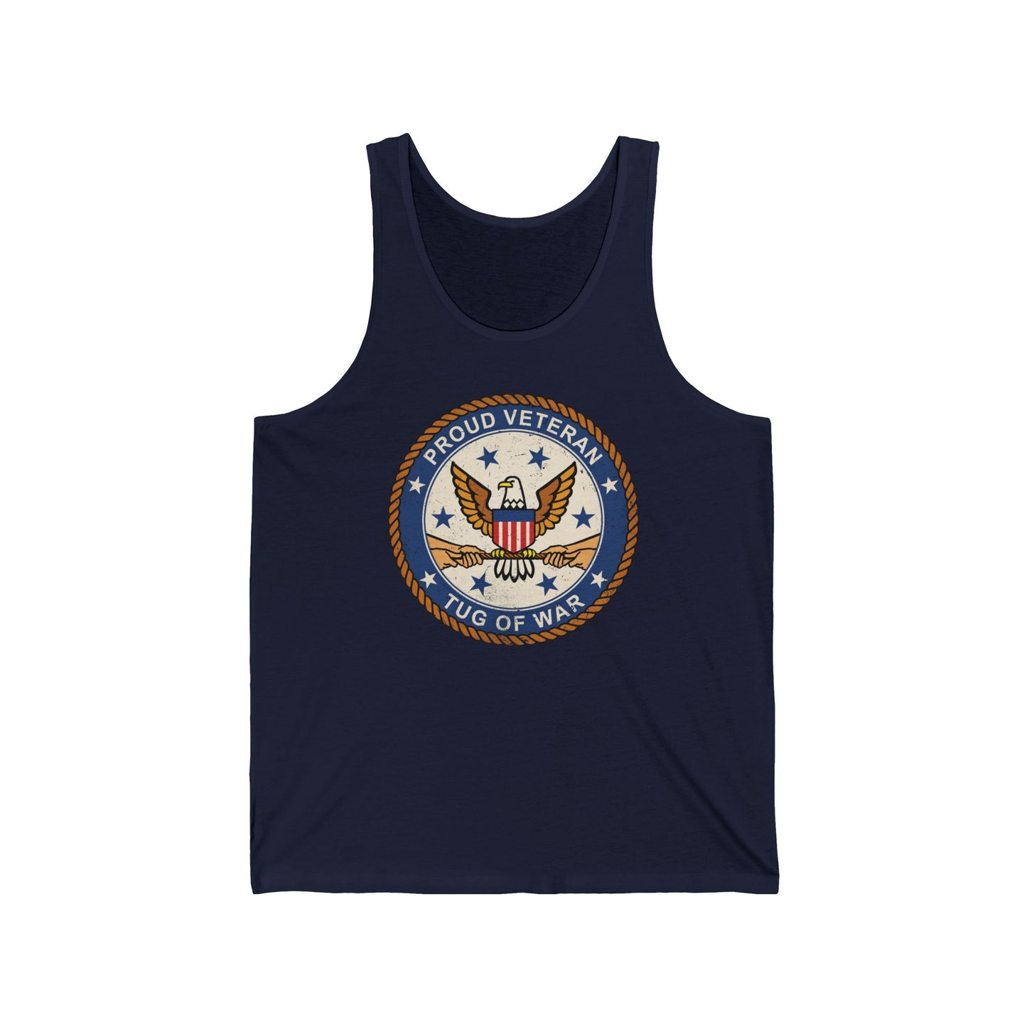 Proud Veteran (Tug Of War) - Unisex Tank