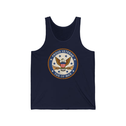 Proud Veteran (Tug Of War) - Unisex Tank
