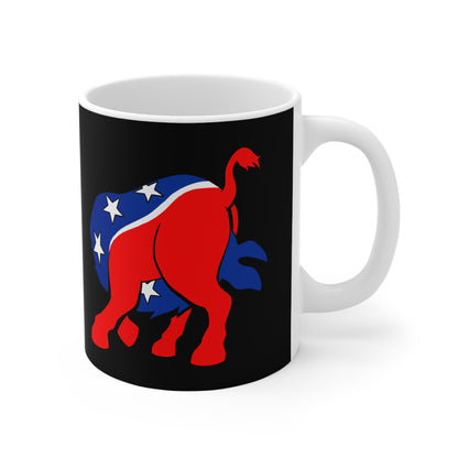 Democratic Donkey (Head Up Its Ass) - Mug