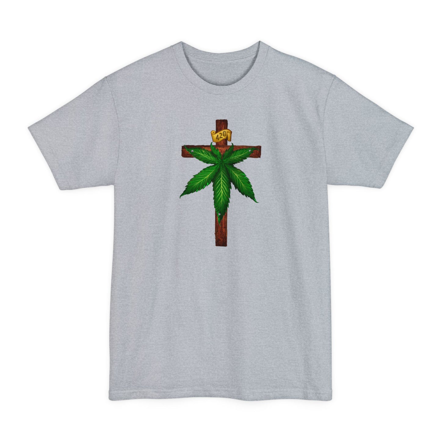Marijuana Crucifixion - Men's Tall T-Shirt