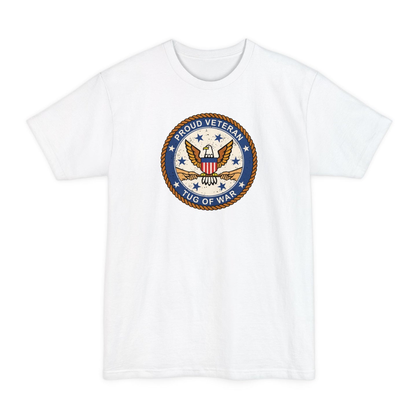 Proud Veteran (Tug Of War) - Men's Tall T-Shirt