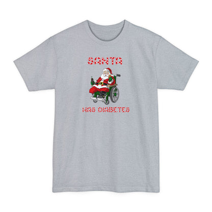Santa Has Diabetes - Men's Tall T-Shirt