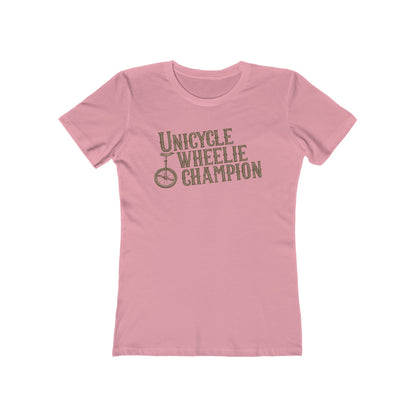 Unicycle Wheelie Champion - Women’s T-Shirt