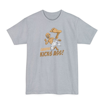 Gandhi Kick Ass - Men's Tall T-Shirt