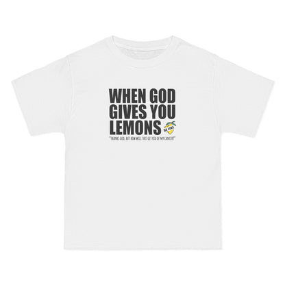 When God Gives You Lemons - Men's Heavyweight T-Shirt