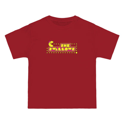 She Swallows - Men's Heavyweight T-Shirt