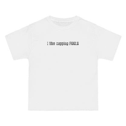 I Like Capping Fools - Men's Heavyweight T-Shirt