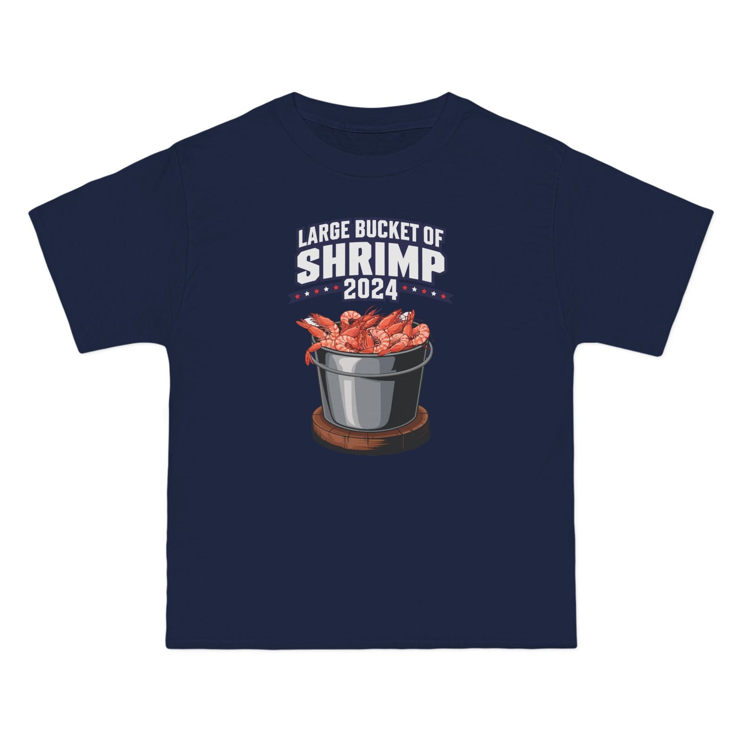 Large Bucket Of Shrimp 2024 - Men's Heavyweight T-Shirt