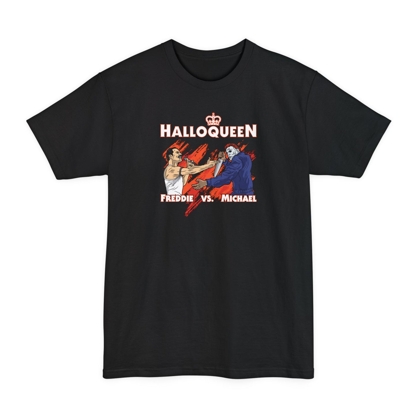 Halloqueen - Freddie Vs Michael - Men's Tall T-Shirt