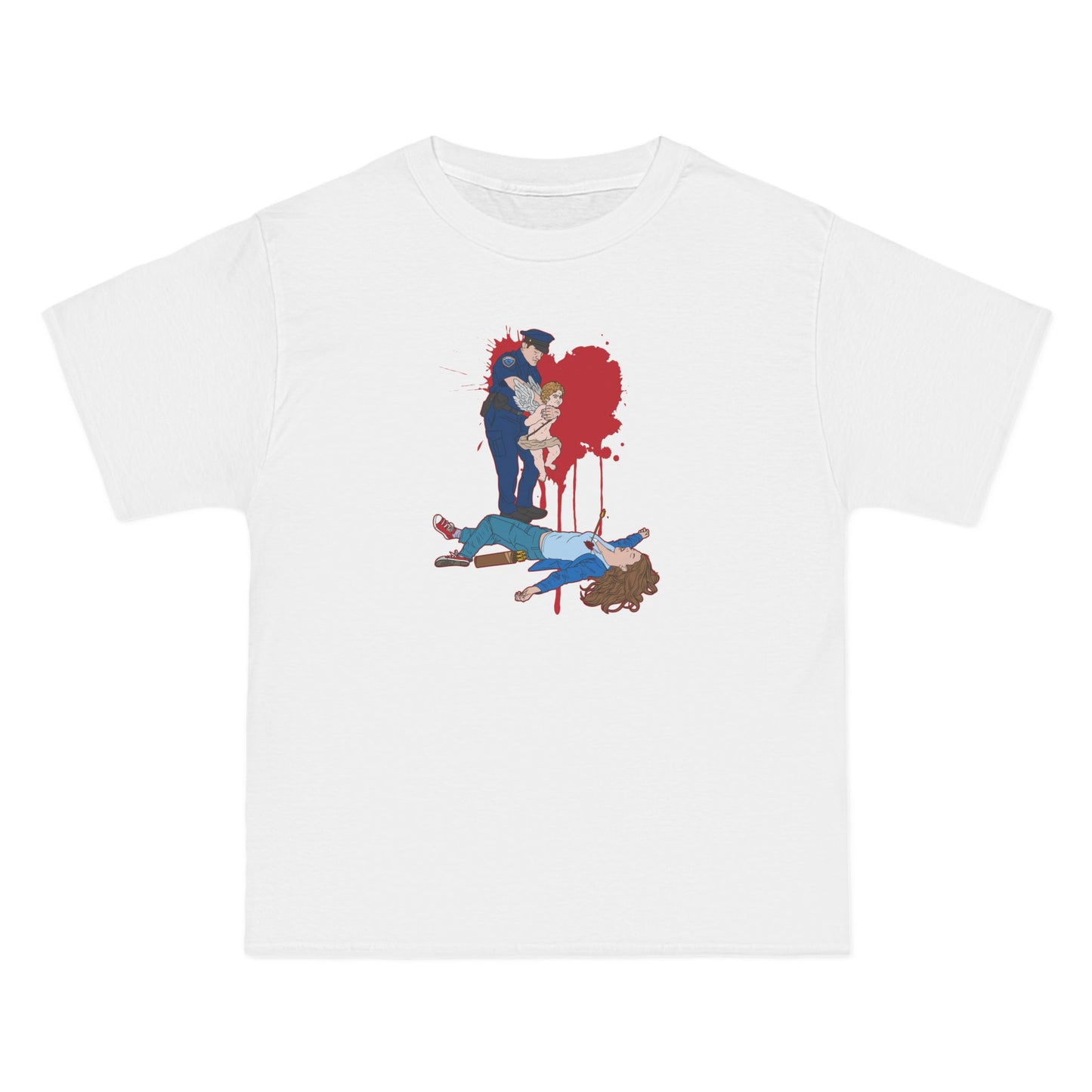Death By Cupid - Men's Heavyweight T-Shirt
