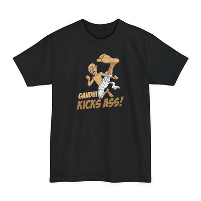 Gandhi Kick Ass - Men's Tall T-Shirt