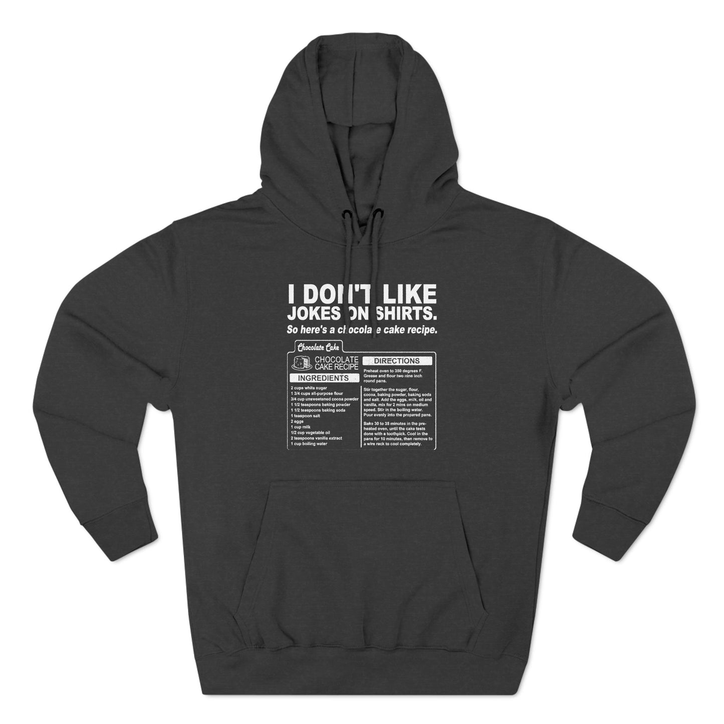I Don't Like Jokes On Shirts. - Hoodie